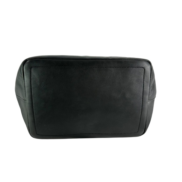 Genuine COACH Black Leather Legacy Hamptons West Market Tote Bag - Picture 9 of 16